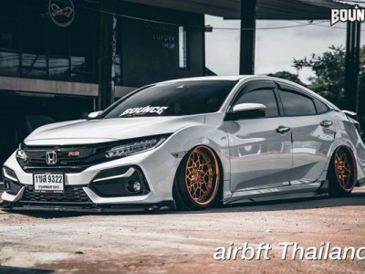 Thailand Honda Civic FC airbag suspension The most beautiful low lying